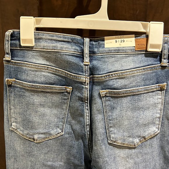 NWT Judy Blue Medium/Light Flare Jeans Size 9/29 - Picture 5 of 6